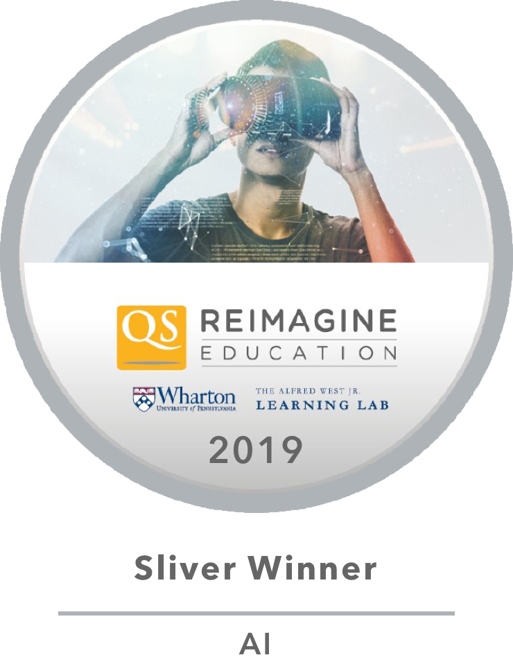 QS Reimagine Education — AI badge